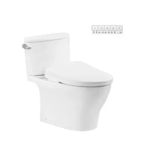 Bàn cầu 2 khối nắp điện tử WASHLET S7 TOTO CS767CRW23