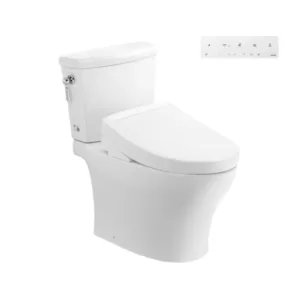Bàn cầu 2 khối nắp điện tử WASHLET S5 TOTO CS986CGW25
