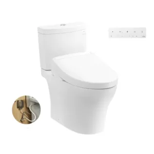 Bàn cầu 2 khối nắp điện tử WASHLET S5 TOTO CS769DRW25