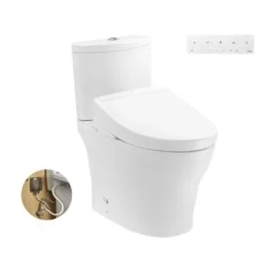 Bàn cầu 2 khối nắp điện tử WASHLET S5 TOTO CS838DW25