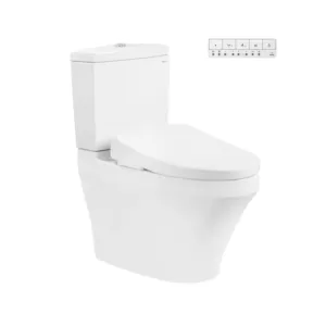 Bàn cầu 2 khối nắp điện tử WASHLET S7 TOTO CS948CDW23