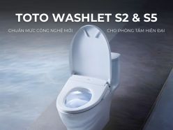 Nắp Bồn Cầu Thông Minh TOTO Washlet S2 & S5: Chuẩn Mực Phòng Tắm Hiện Đại