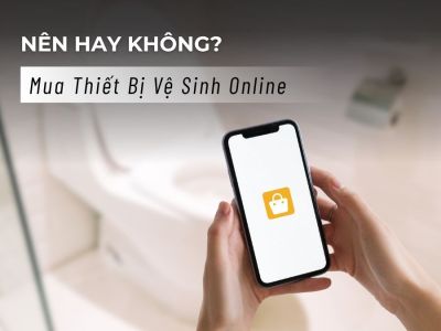 Mua thiết bị vệ sinh online: Nên hay không?