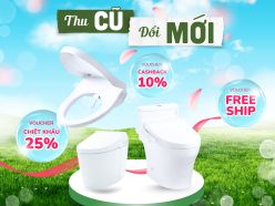 Thu Cũ Đổi Mới – Chiết Khấu 25% Với Nhiều Dòng Sản Phẩm TOTO