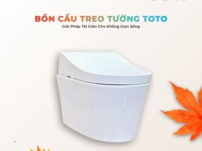 Bồn Cầu Treo Tường TOTO – Giải Pháp Tối Giản Cho Không Gian Sống