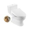 Bàn cầu 2 khối kèm nắp rửa điện tử WASHLET dòng S1 TOTO CS302DW26