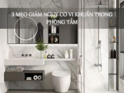 3 Mẹo Giảm Nguy Cơ Vi Khuẩn Trong Phòng Tắm Bảo Vệ Sức Khỏe