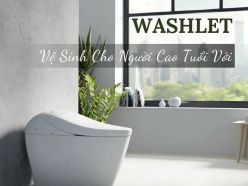 Vệ Sinh Cho Người Cao Tuổi Với Washlet - Giải Pháp An Toàn & Tiện Nghi