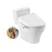 Bàn cầu 1 khối kèm nắp rửa điện tử WASHLET dòng S1 TOTO MS857DW26#XW