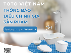 TOTO thông báo điều chỉnh giá
