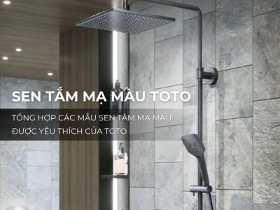 Tổng Hợp Các Mẫu Sen Tắm Mạ Màu Được Yêu Thích Của TOTO