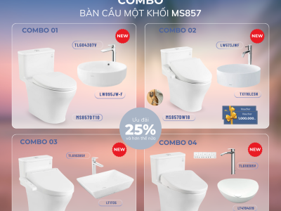 bồn cầu,combo,ưu đãi,MS857,
