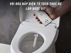 vòi rửa nắp điện tử