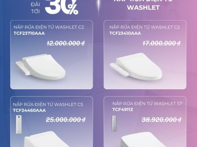 Ưu đãi nắp rửa điện tử
